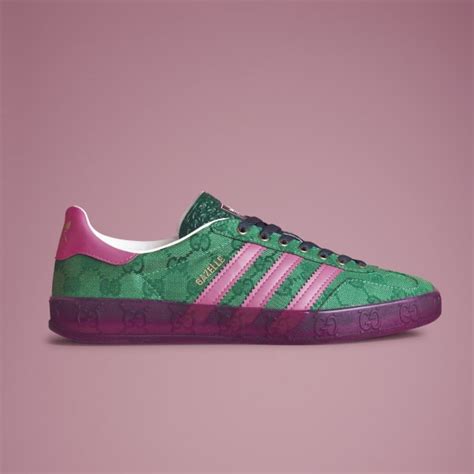 green gucci adidas gazelle|gucci gazelle green sneakers.